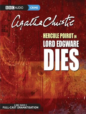 cover image of Lord Edgware Dies